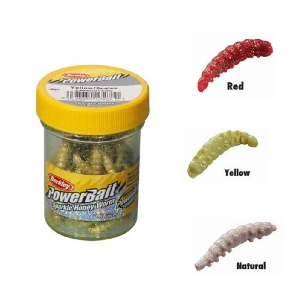 Berkley - Powerbait Berkley White Scales Powerbait Honey Worm 4 Berkley - Powerbait Berkley White Scales Powerbait Honey Worm - Afbeelding 2