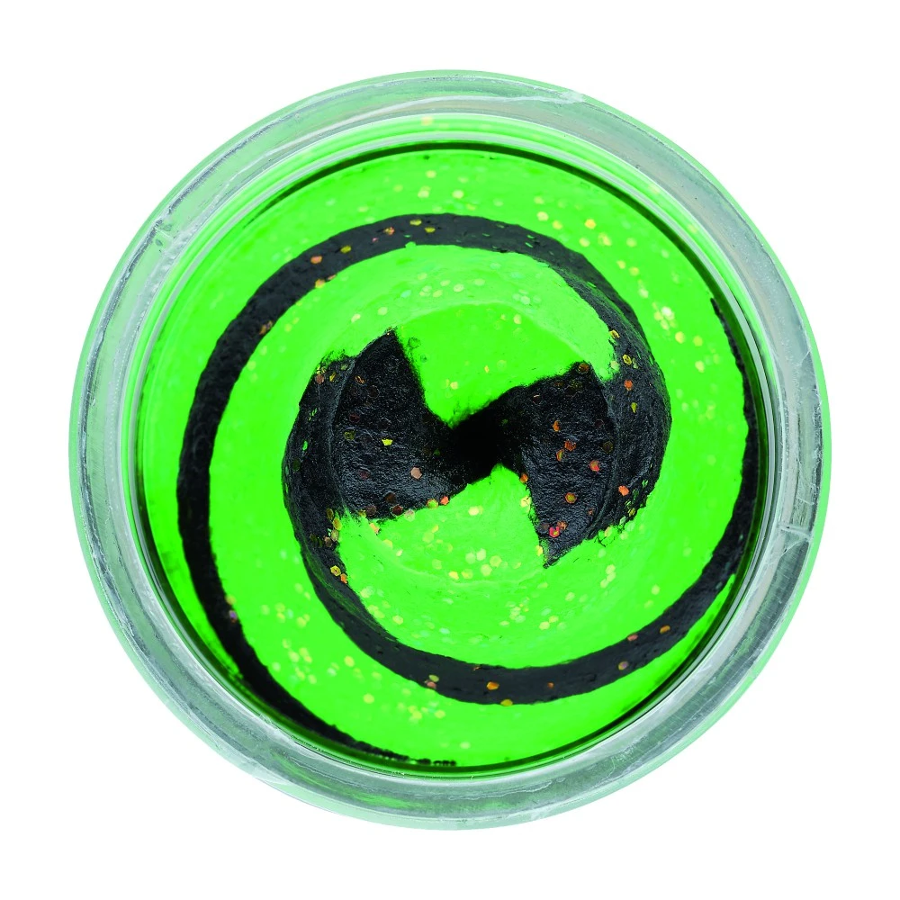 Berkley - Powerbait Powerbait Glitter Anise Spring Green - Black Troutbait 3 Berkley - Powerbait Powerbait Glitter Anise Spring Green - Black Troutbait
