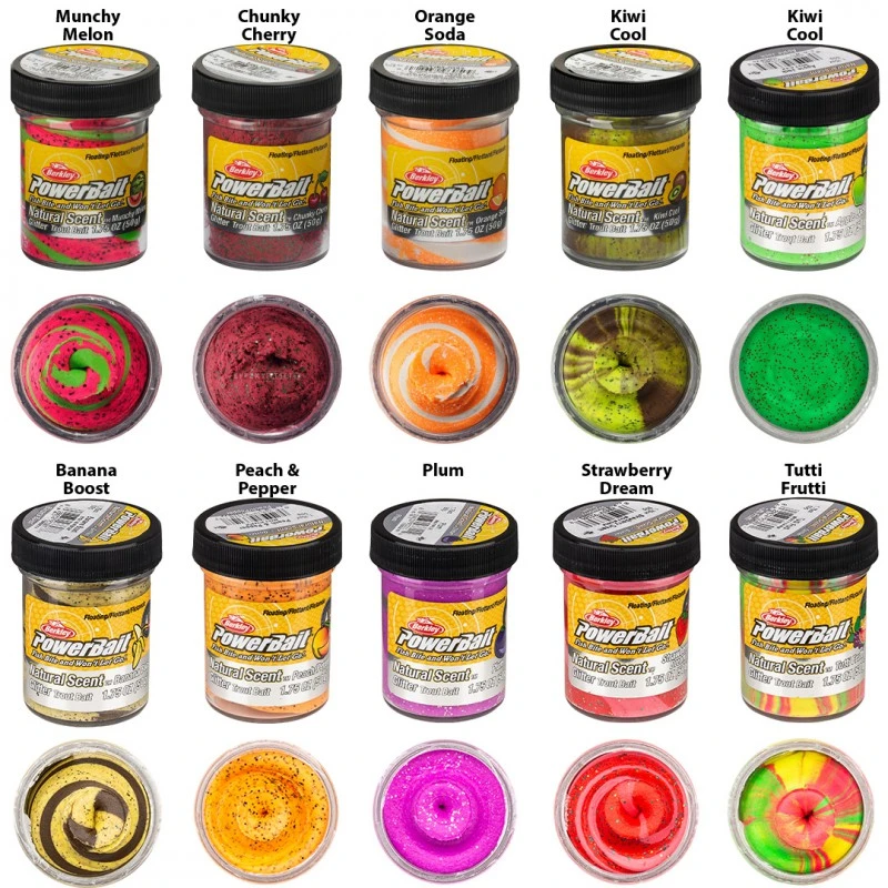 Berkley - Powerbait Powerbait Fruit Range Peach & Pepper Troutbait 4 Berkley - Powerbait Powerbait Fruit Range Peach & Pepper Troutbait - Afbeelding 2