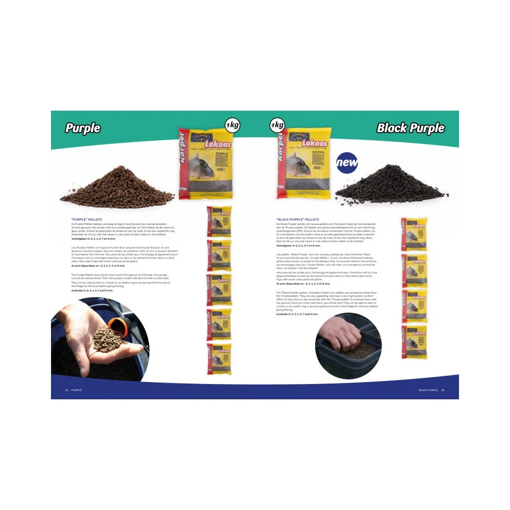 Champion Feed 2 Mm Black Purple Pellets 4 Champion Feed 2 Mm Black Purple Pellets - Afbeelding 2