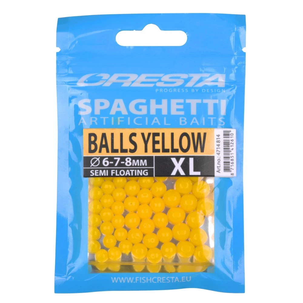 Cresta XL Balls Fluo Yellow Spaghetti 3 Cresta XL Balls Fluo Yellow Spaghetti