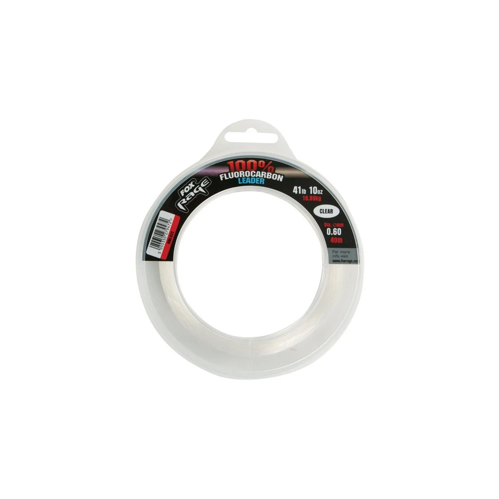 Fox Rage Fluorocarbon Leaders 0.75 Mm 3 Fox Rage Fluorocarbon Leaders 0.75 Mm