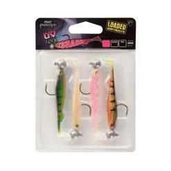 Fox Rage Slick Shad Loaded UV Mixed Colour Packs 5 Gr – Size 1/0 – 7 Cm