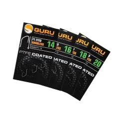 Guru Fishing Guru F1 Eyed Size 18 Barbless Hook 9 Guru Fishing Guru F1 Eyed Size 18 Barbless Hook -Berkeley Winkel guru f1 eyed barbless hook size 18 3