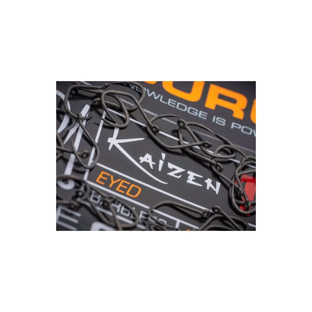 Guru Fishing Guru Kaizen Eyed Size 20 Barbless Hook 5 Guru Fishing Guru Kaizen Eyed Size 20 Barbless Hook - Afbeelding 3