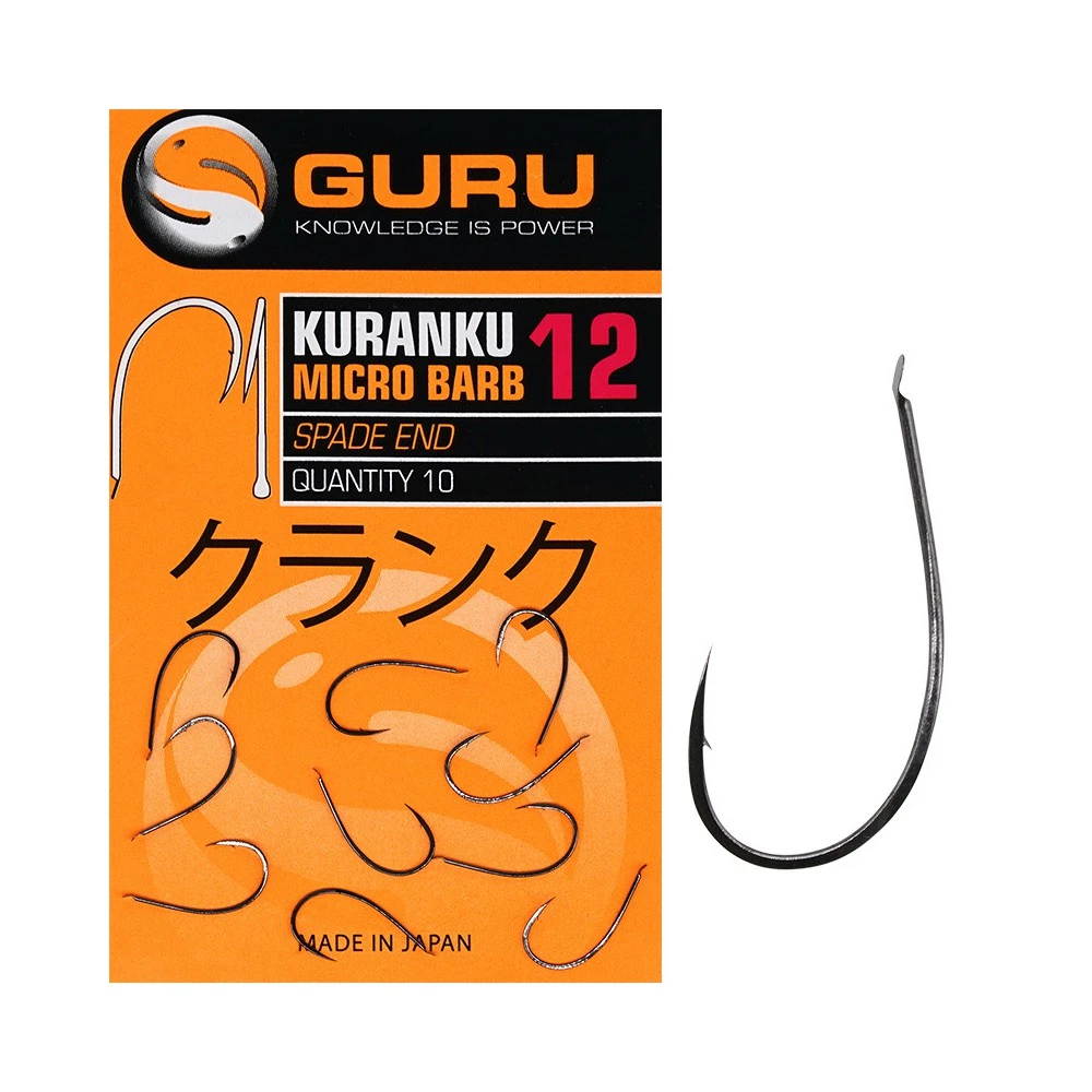 Guru Fishing Guru Kuranku Spade End Size 14 Barbed Hook 3 Guru Fishing Guru Kuranku Spade End Size 14 Barbed Hook