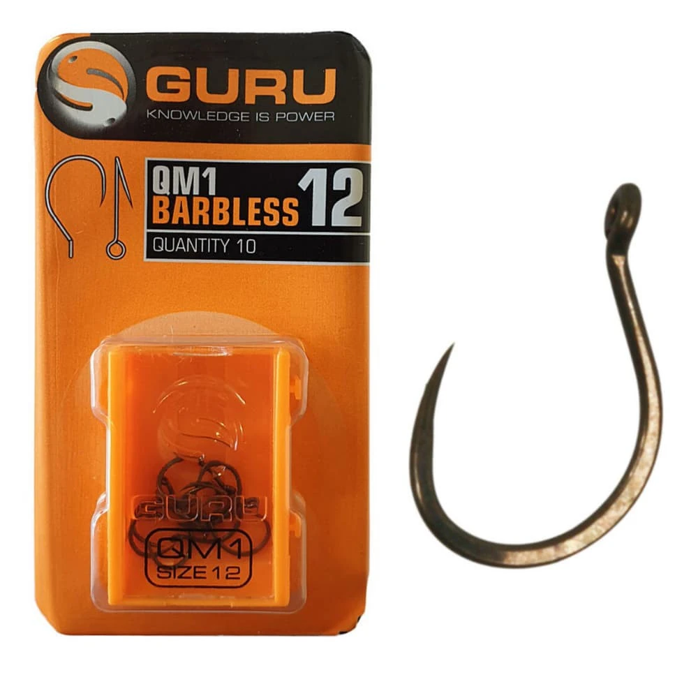 Guru Fishing Guru QM1 Eyed Size 10 Barbless Hook 3 Guru Fishing Guru QM1 Eyed Size 10 Barbless Hook