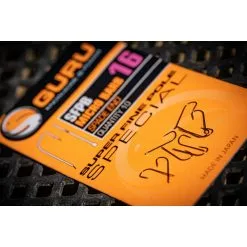 Guru Fishing Guru Super Fine Pole Spade End Size 16 Barbed Hook 9 Guru Fishing Guru Super Fine Pole Spade End Size 16 Barbed Hook -Berkeley Winkel guru super fine pole spade end barbed hook size 16 3