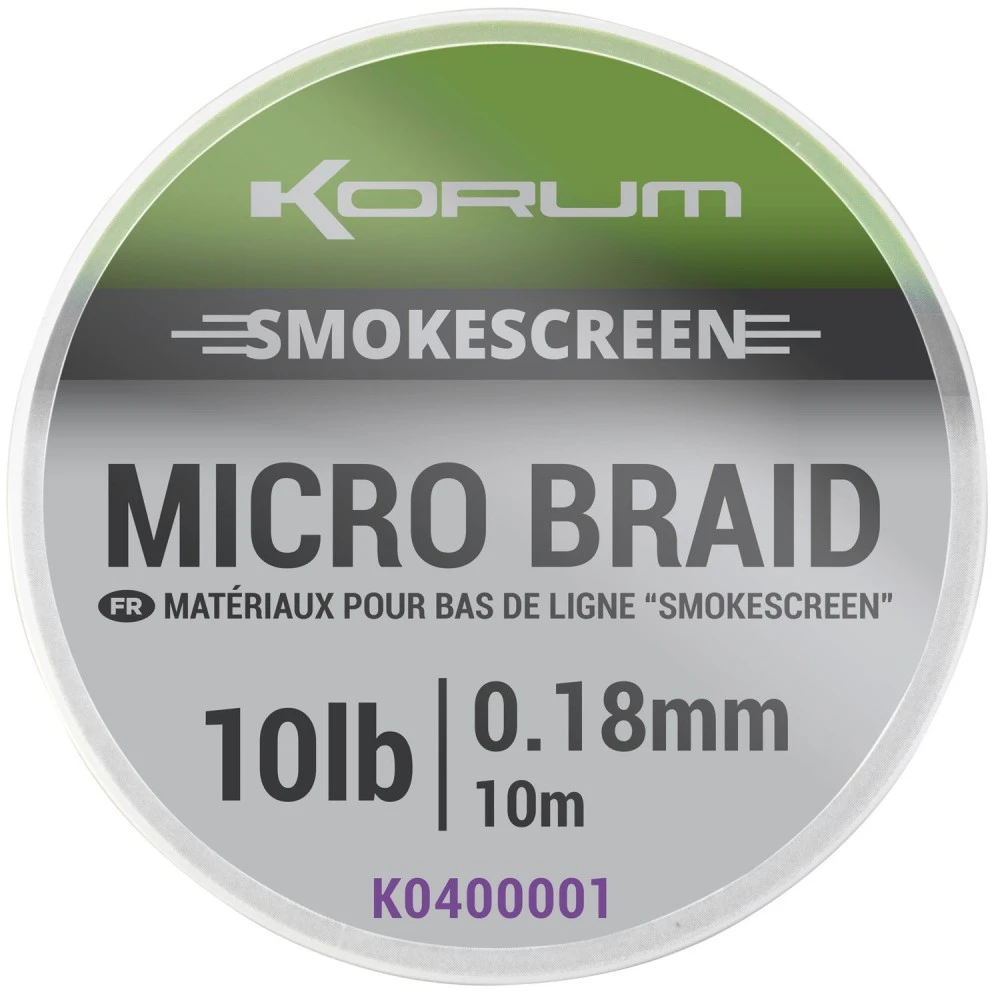Korum Smokescreen Micro Braid 0.25 Mm 3 Korum Smokescreen Micro Braid 0.25 Mm