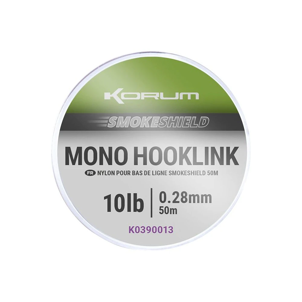 Korum Smokeshield Mono Hooklink 0.28 Mm 3 Korum Smokeshield Mono Hooklink 0.28 Mm
