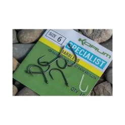 Korum Xpert Specialist Size 10 Barbless Hook 6 Korum Xpert Specialist Size 10 Barbless Hook -Berkeley Winkel korum xpert specialist barbless hook size 10 1