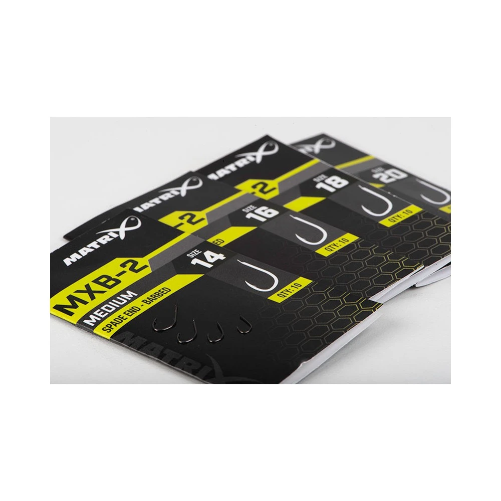 Matrix MXB-2 Medium Spade End Size 18 Barbed Hook 6 Matrix MXB-2 Medium Spade End Size 18 Barbed Hook - Afbeelding 4