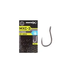 Matrix MXC-3 Strong Eyed Size 18 Barbless Hook