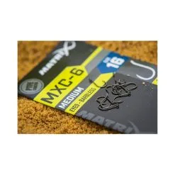 Matrix MXC-6 Medium Eyed Size 16 Barbless Hook 11 Matrix MXC-6 Medium Eyed Size 16 Barbless Hook -Berkeley Winkel matrix mxc 6 medium eyed barbless hook size 16 3