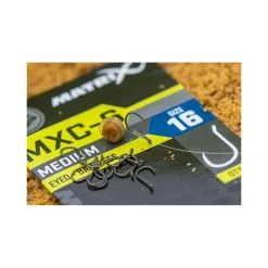 Matrix MXC-6 Medium Eyed Size 16 Barbless Hook 12 Matrix MXC-6 Medium Eyed Size 16 Barbless Hook -Berkeley Winkel matrix mxc 6 medium eyed barbless hook size 16 4