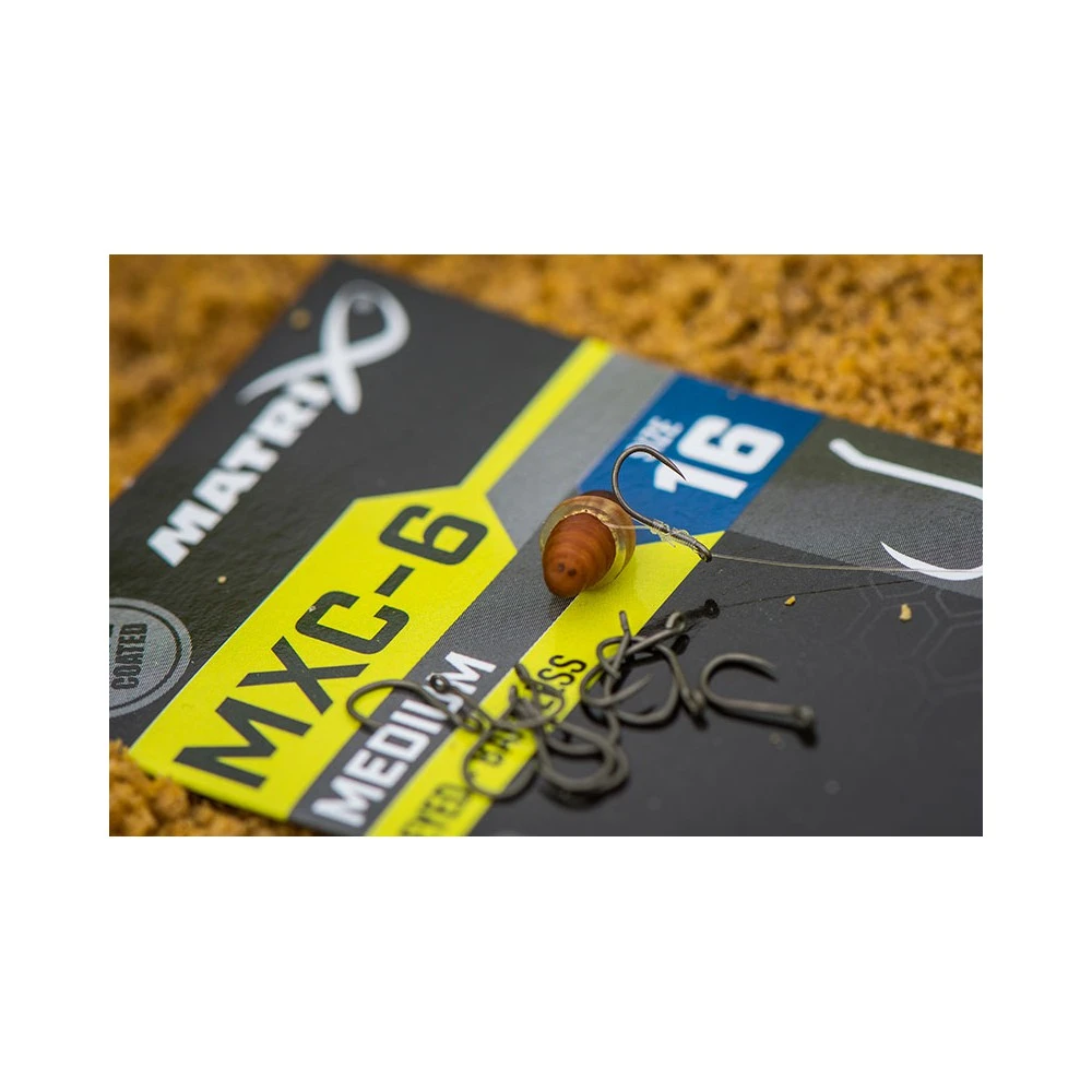 Matrix MXC-6 Medium Eyed Size 16 Barbless Hook 8 Matrix MXC-6 Medium Eyed Size 16 Barbless Hook - Afbeelding 6